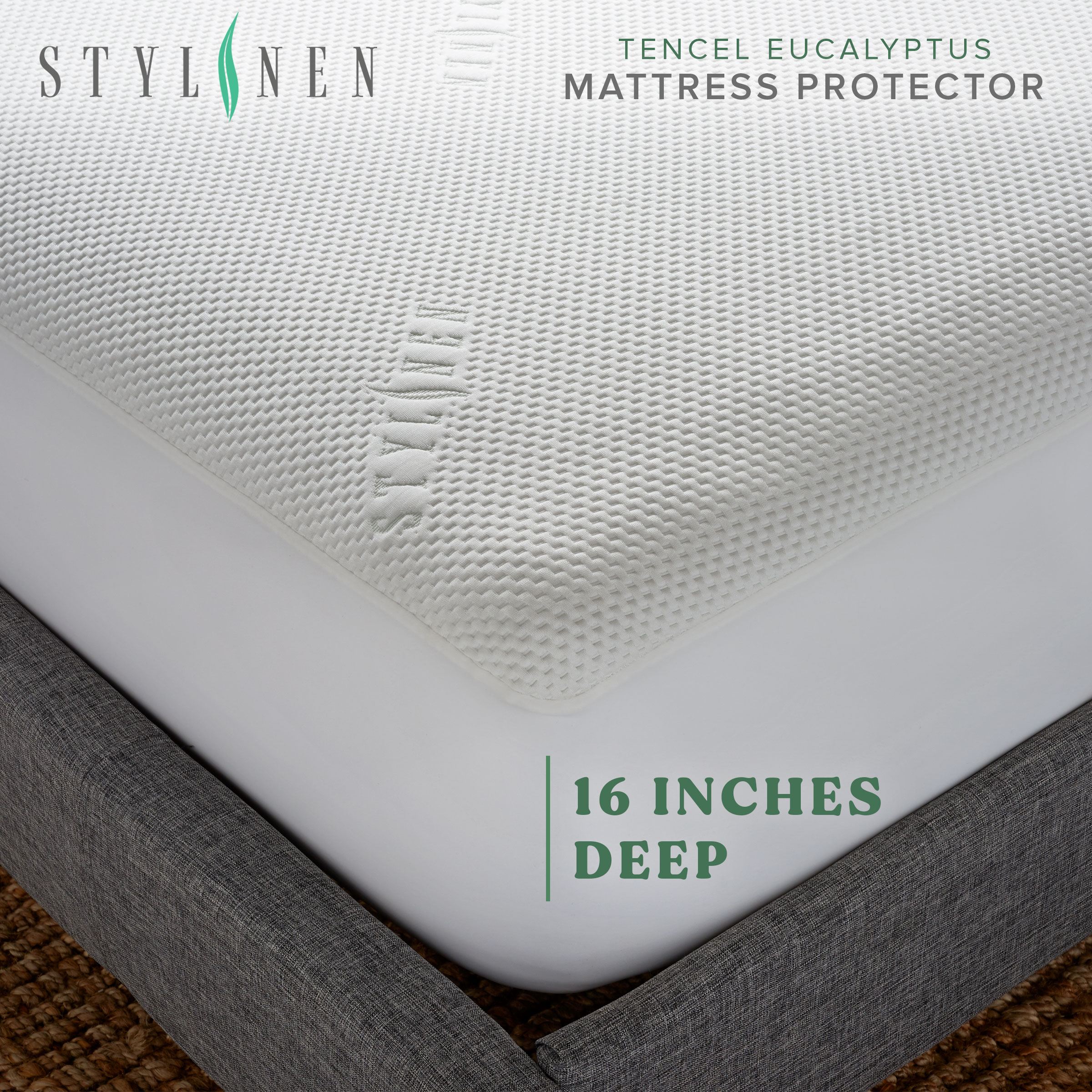 STYLINEN Tencel Eucalyptus Waterproof Mattress Protectors
